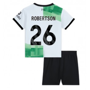 Liverpool Andrew Robertson #26 Dětské Venkovní dres komplet 2023-24 Krátký Rukáv (+ trenýrky)